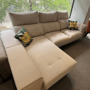 Sofá Valencia 3 Chaise Longue Tapizado Geo Arena EXPO