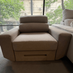 Sofá Cama Verona Simple Tapizado Lino Tierra EXPO