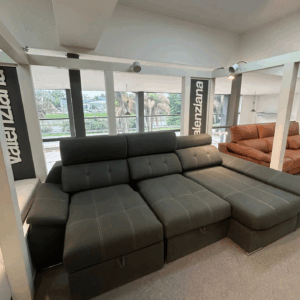 Sofá Dubái con Módulo Chaise Longue Lino Onix EXPO