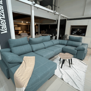 Sofá París 3 Chaise Lounge izquierdo +  Módulos Lino Atlantico EXPO